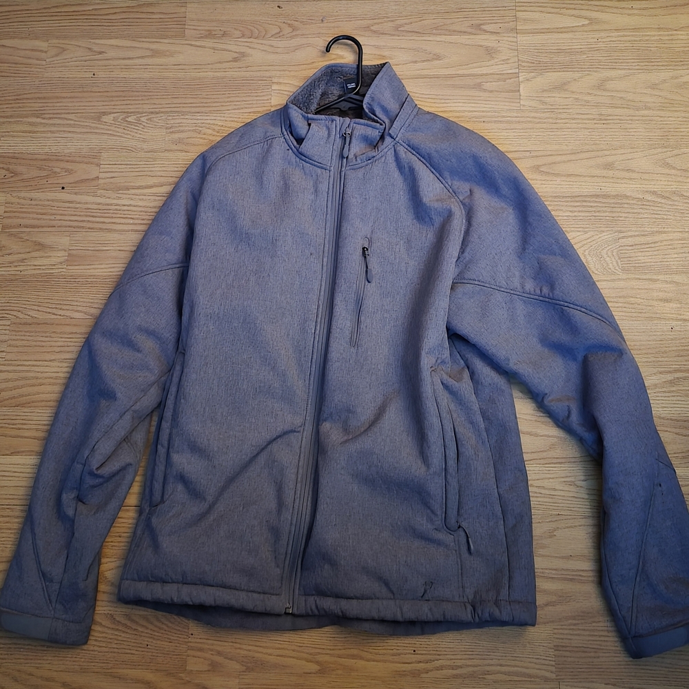 Men's Gray Zip Up Jacket